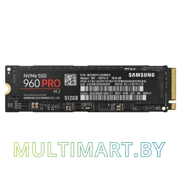 SSD диск Samsung 960 PRO M.2 512GB (MZ-V6P512BW)